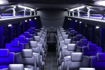 Kannapolis Charter Bus Interior