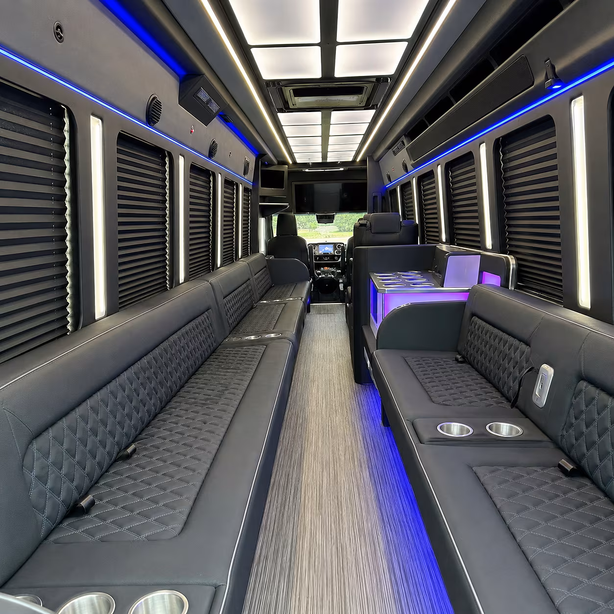 kannapolis party bus rental interior