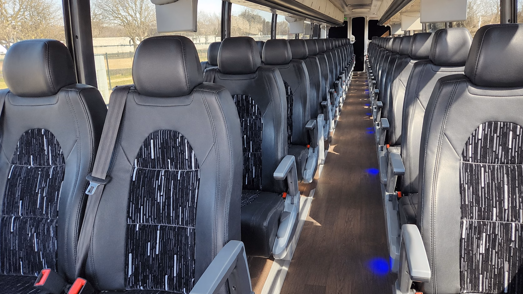 kannapolis sporting event transportation onboard seating